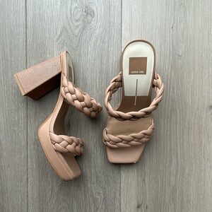 Dolce Vita Braided Tan Heels